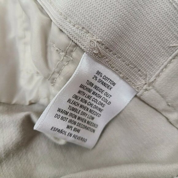 JM Collection Pants Womens Size 10 Solid All Gray Studded Cuff Crop Casual - Picture 4 of 5